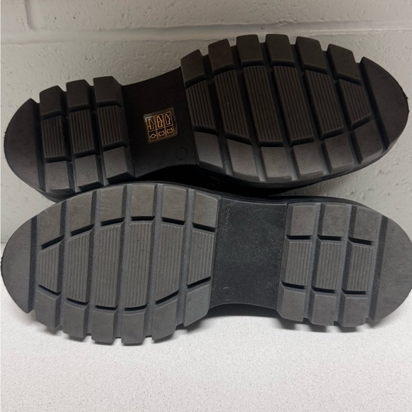 Chie Mihara Wylow Leather Chunky Sole Loafers, Black/Green - Picture 7 of 8